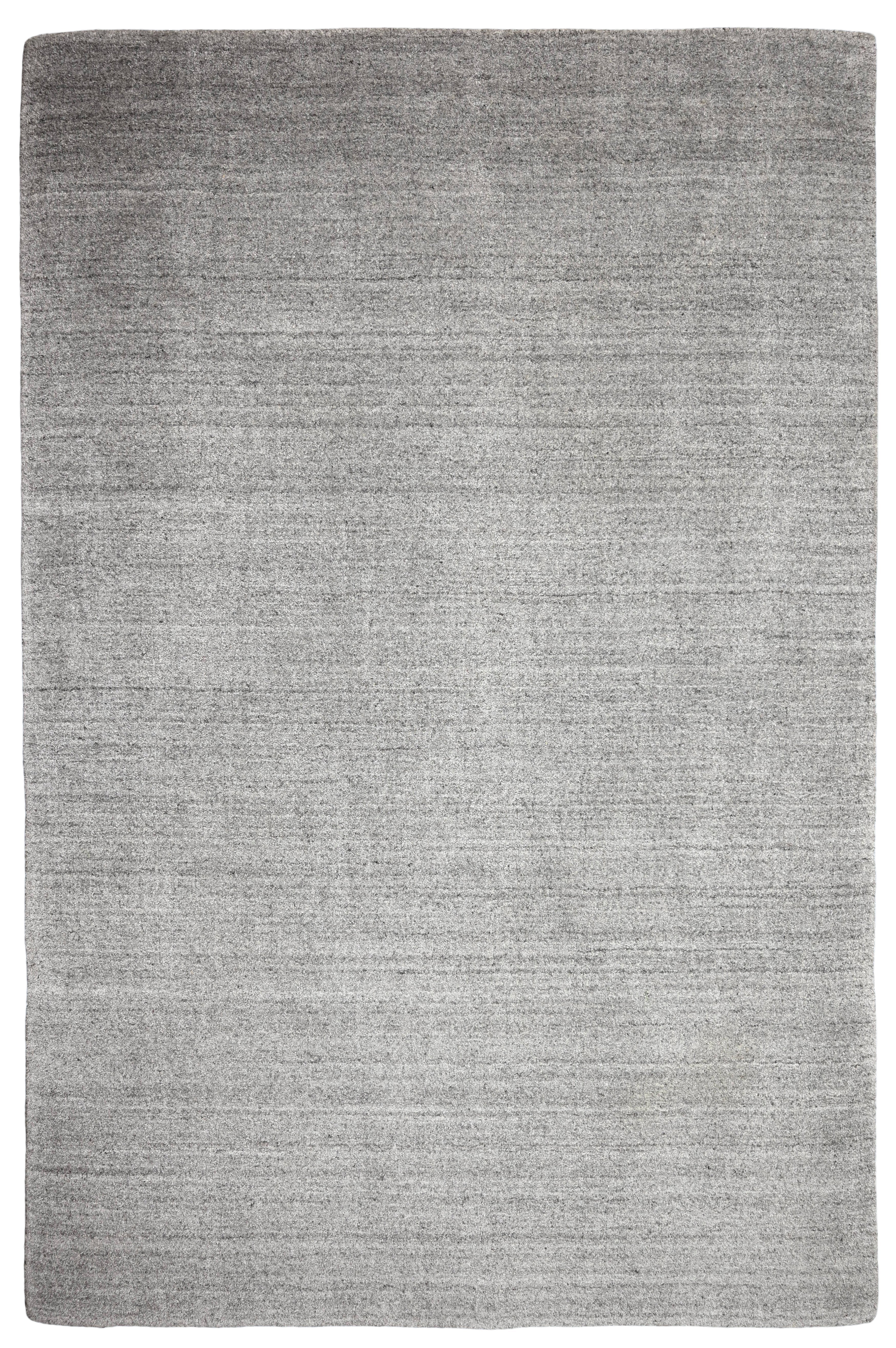 Solid Plain Texture Rug (Ash Grey)