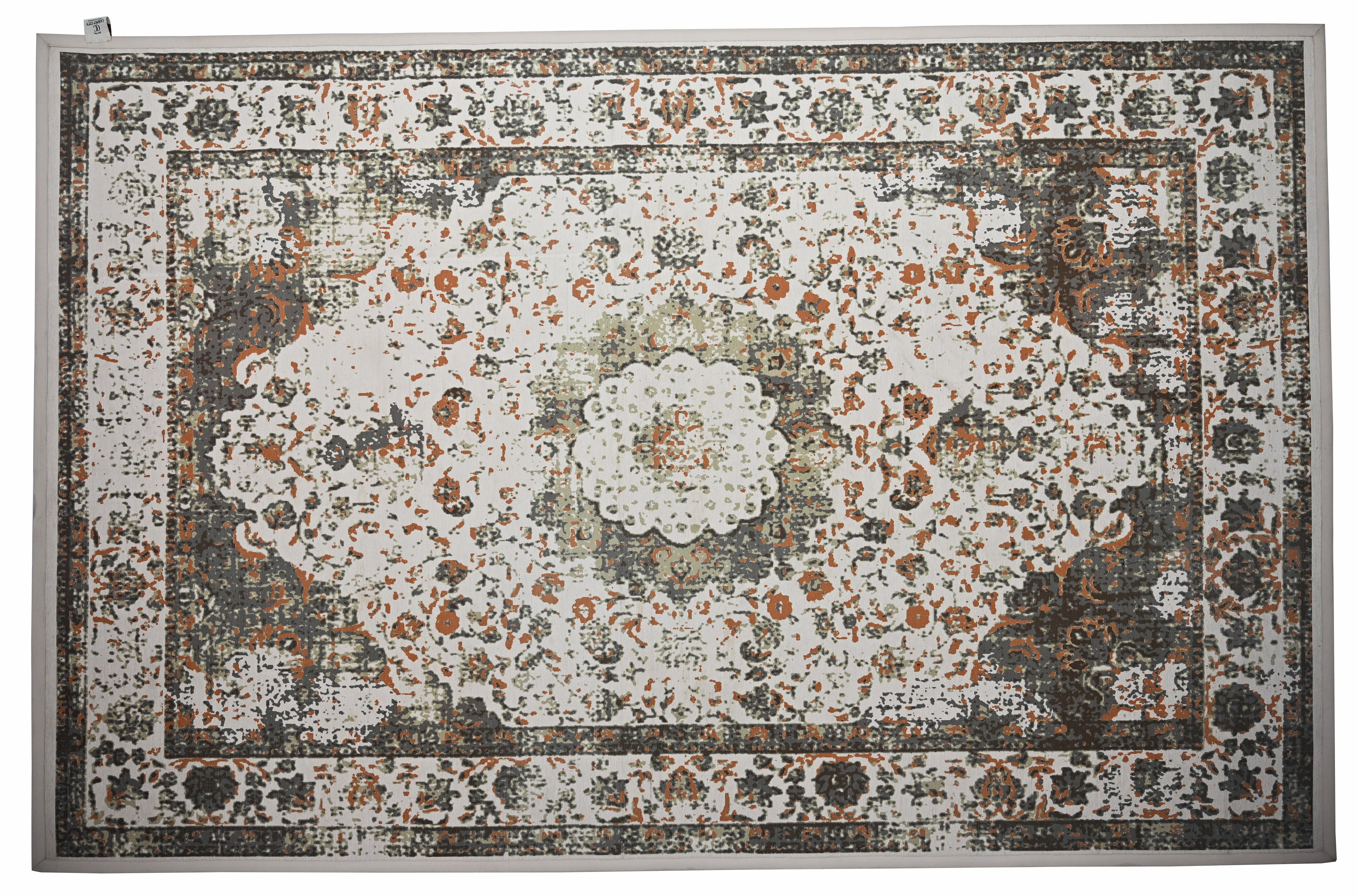 Heritage Echo Distressed Medallion Vintage Rug