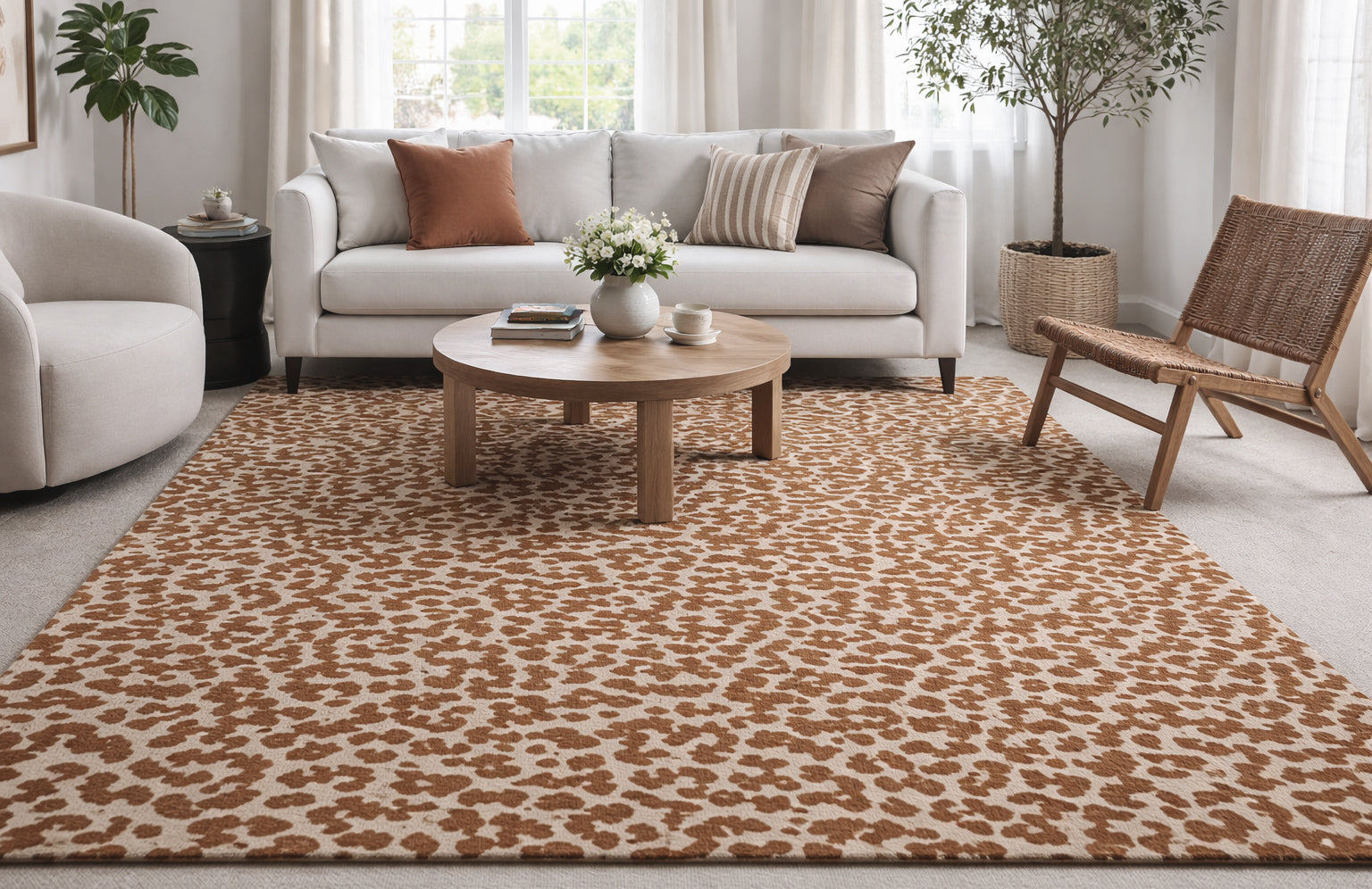 Desert Mirage Abstract Terra Rug