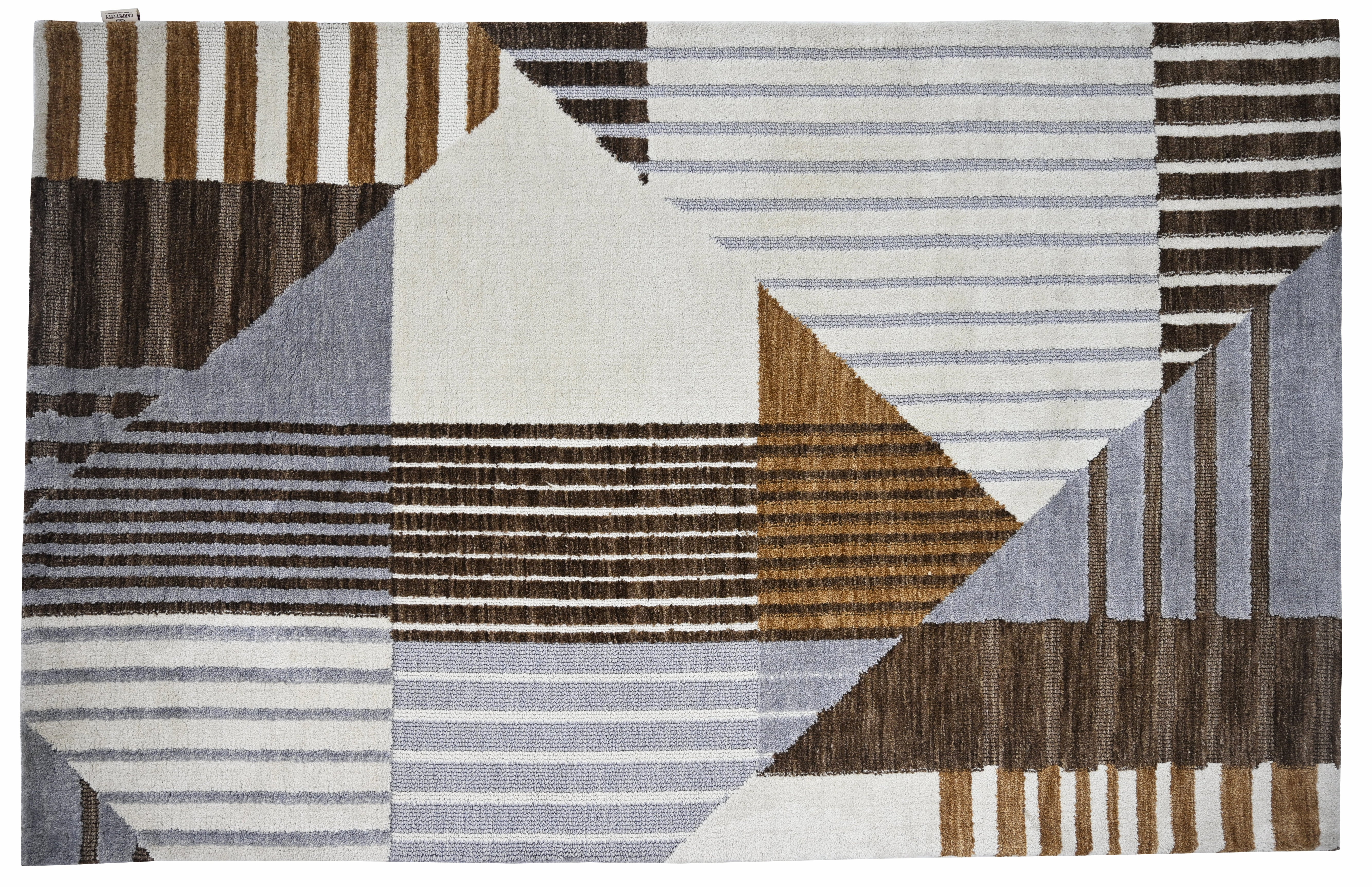 Modern Patchwork Geometry Rug