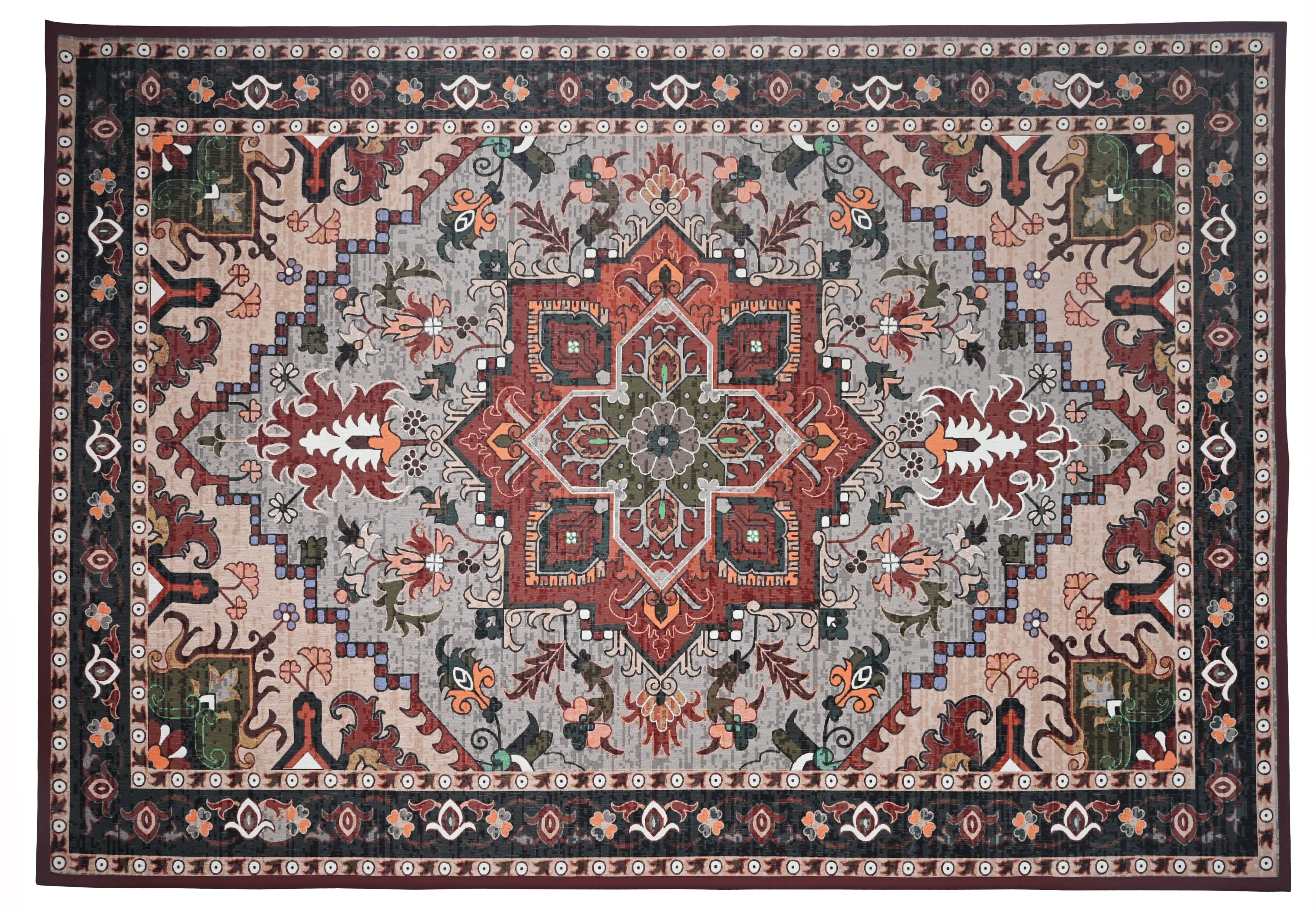 Heritage Medallion Printed Rug
