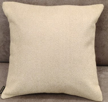 Textured Bouclé Cushion Cream Beige