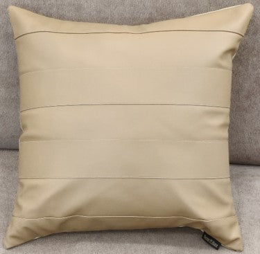 Modern Pleated Panel Cushion Sand Beige