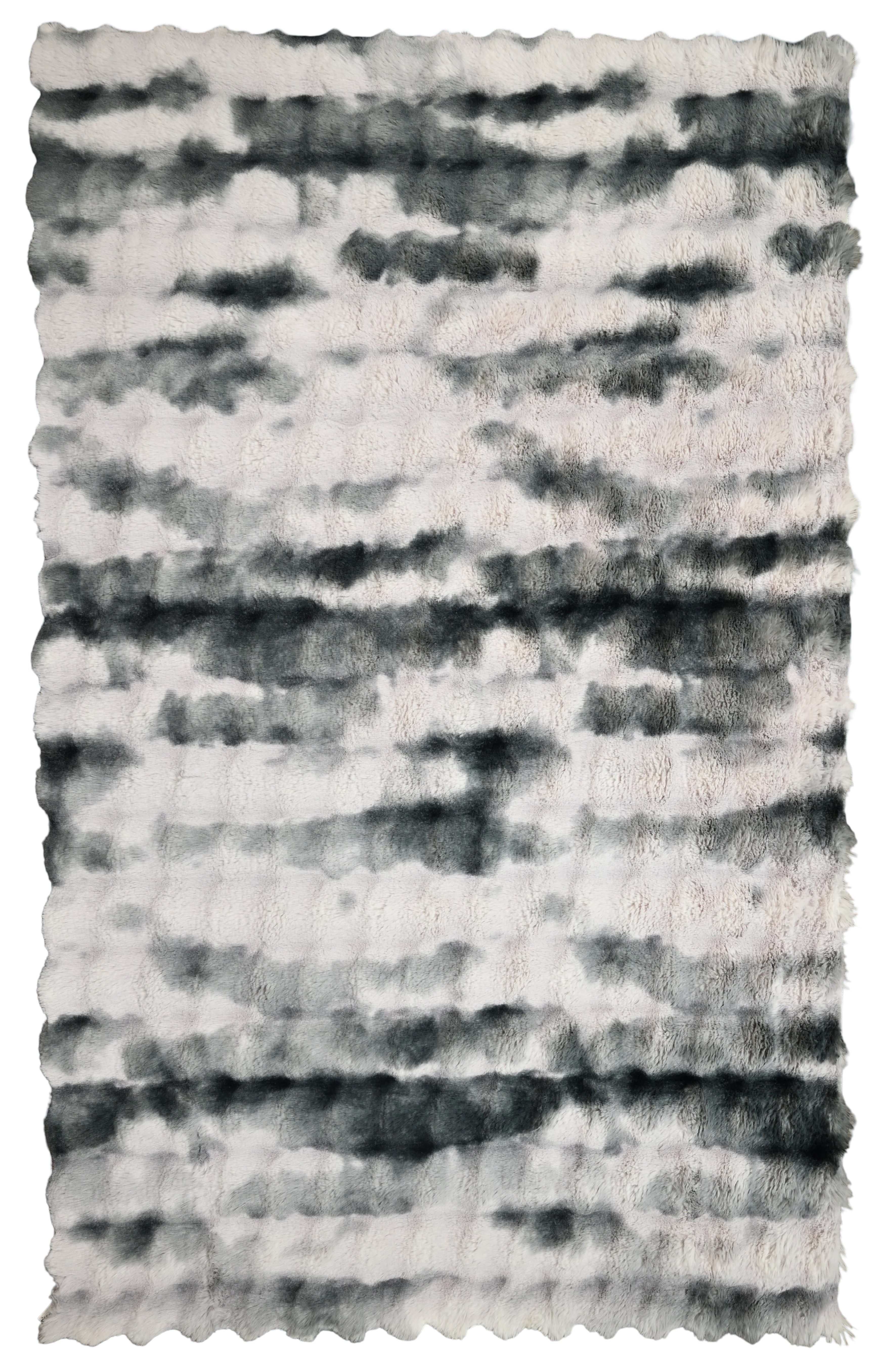 Horizontal Cloud Smoke Effect Rug