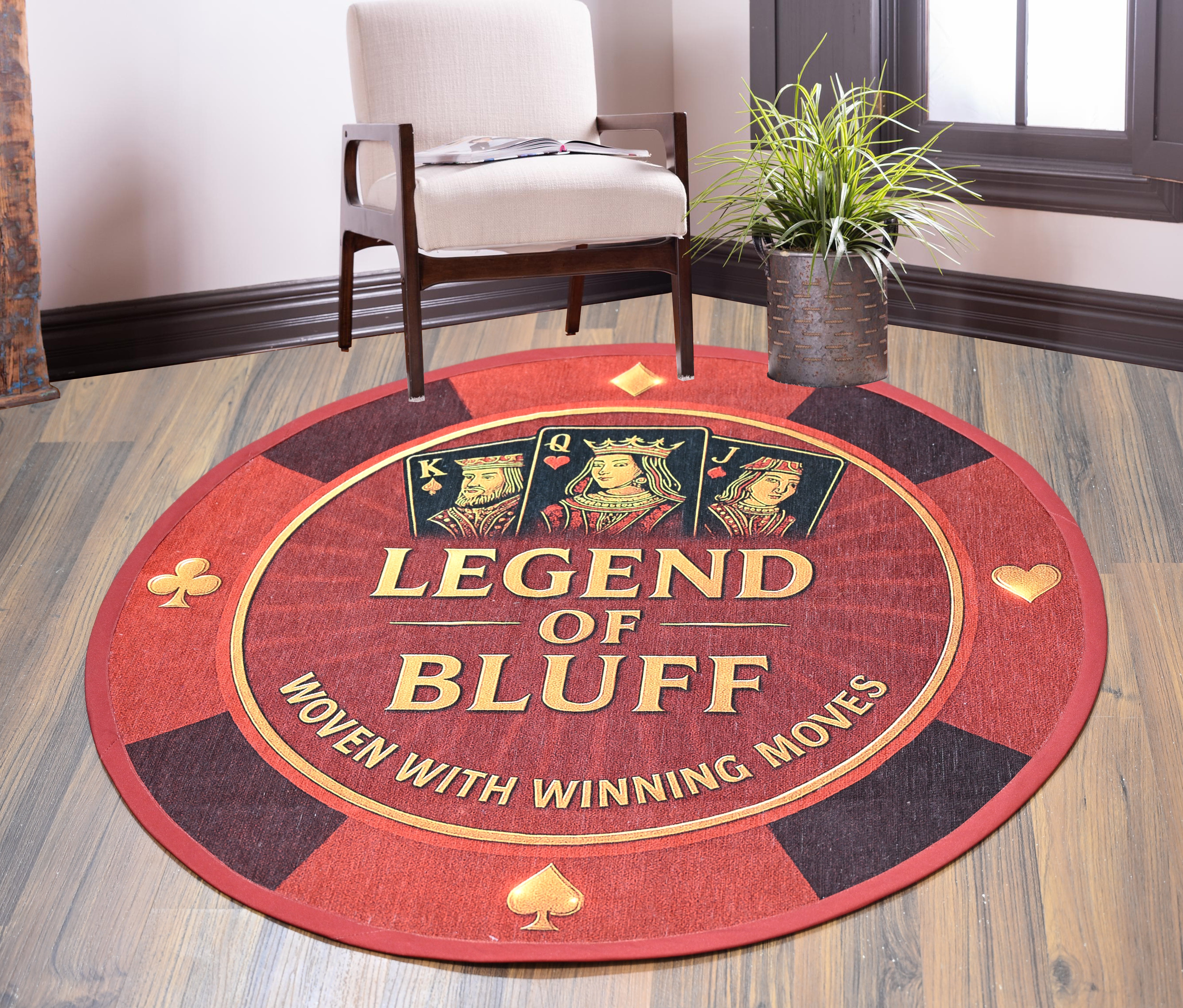 Casino Red Rug