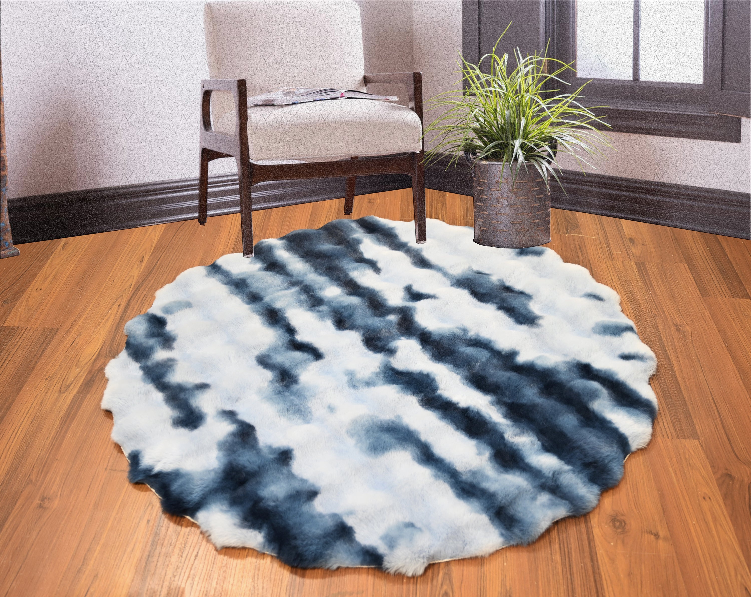 Faux Fur Rug (cream White)