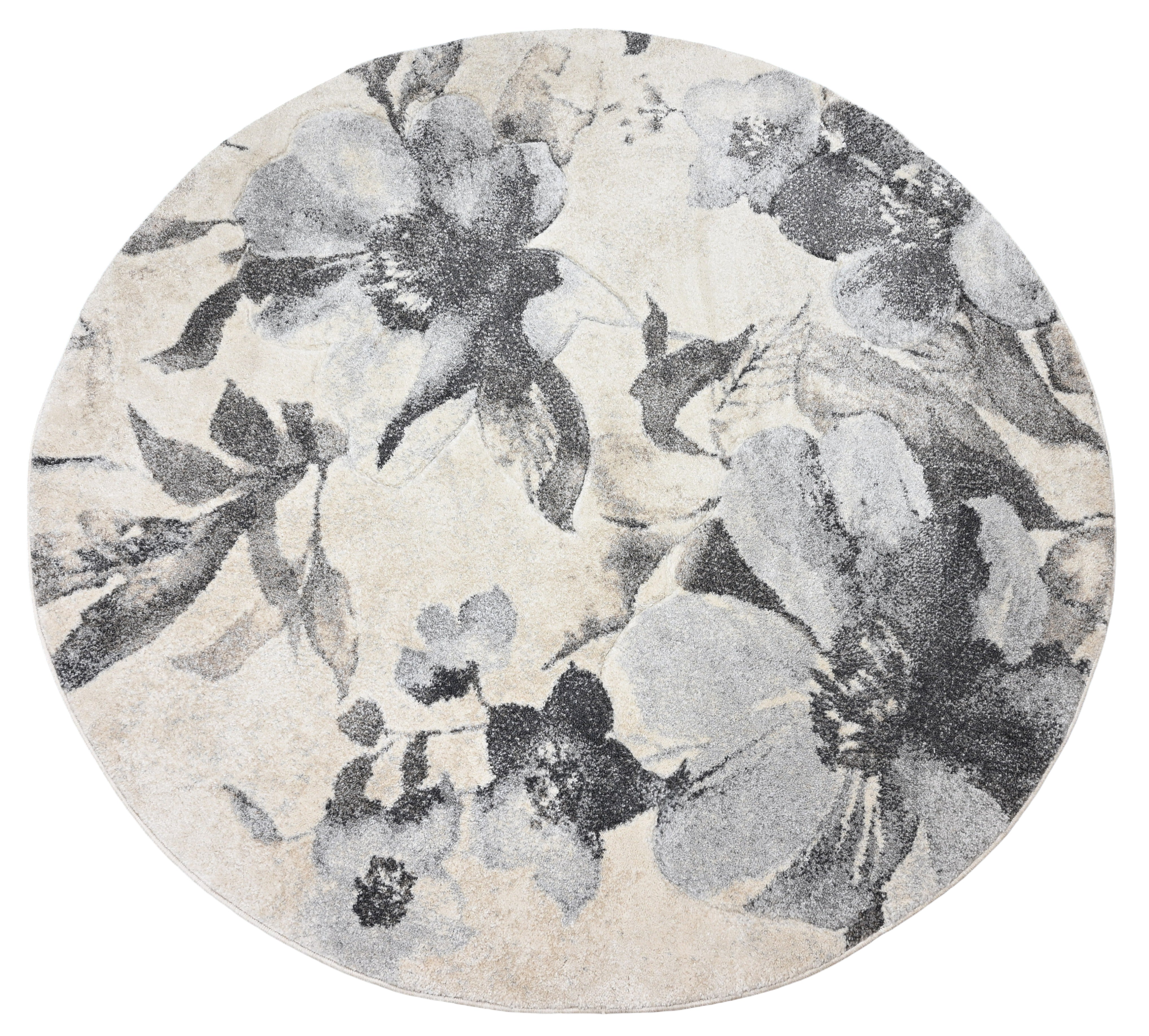 Modern Floral Accent Rug