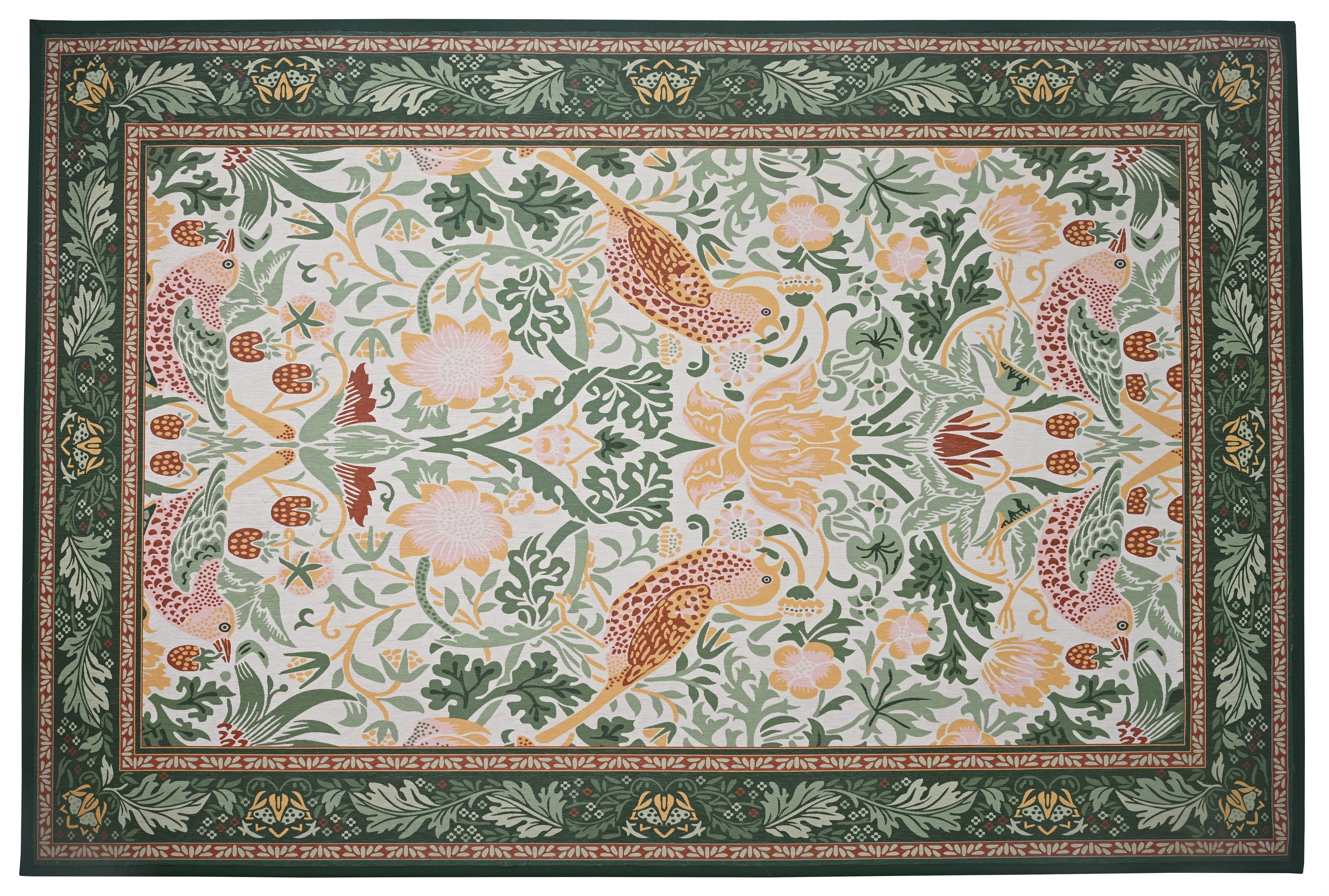 Garden Birds Printed Rug