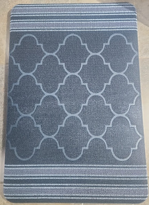 Grey Trellis Floor Mat
