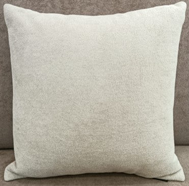 Soft Plush Solid Cushion Ivory