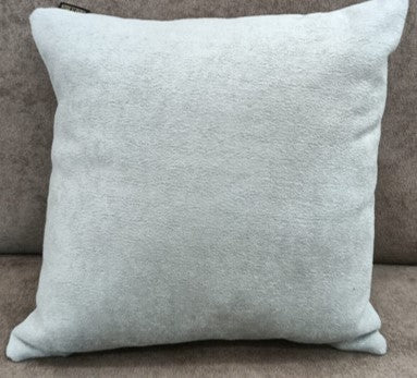 Soft Plush Solid Cushion Blue
